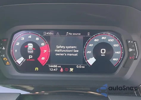 2025 Audi A3 Premium 40 Tfsi Quattro S Tronic from USA, damaged, VIN WAUGUDGY6SA058422